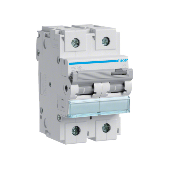 Automatski osigurač 100A, 2p, 15 kA, C karakteristika