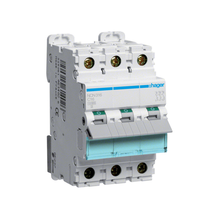 Automatski osigurač 16A, 3-polni, C, 10kA