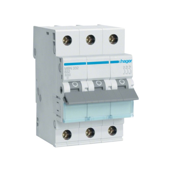 Automatski osigurač 32A, 3-polni, B, 6kA