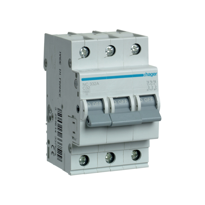 Automatski osigurač 32A, 3-polni, C, 10kA