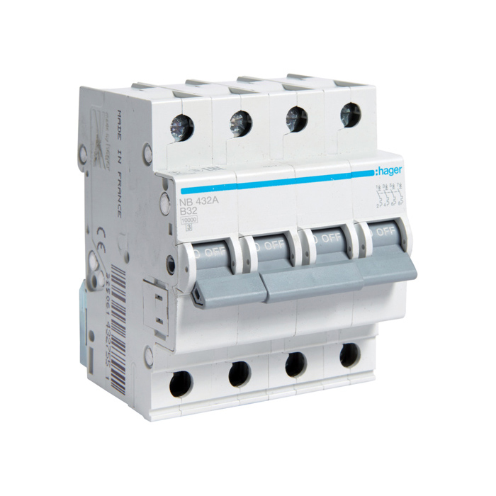 Automatski osigurač 32A, 4-polni, B, 10kA