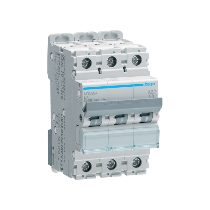 Automatski osigurač 4A, 3-polni, D, 10kA