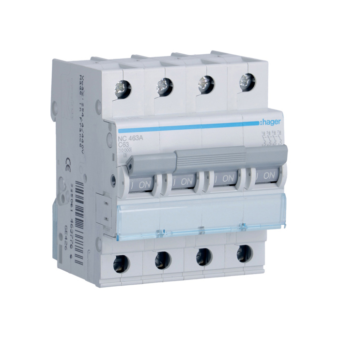 Automatski osigurač 63A, 4-polni, C, 10kA