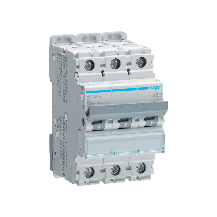 Automatski osigurač 6A, 3-polni, C, 10kA