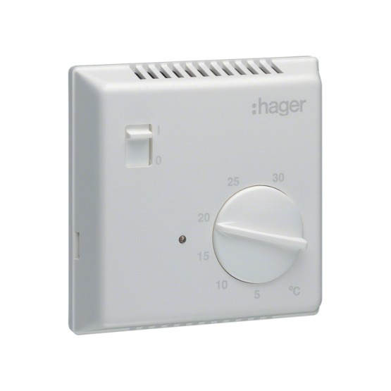 Bimetalni termostat sa otvorenim kontaktom i ručnim prekidačem, 1NO