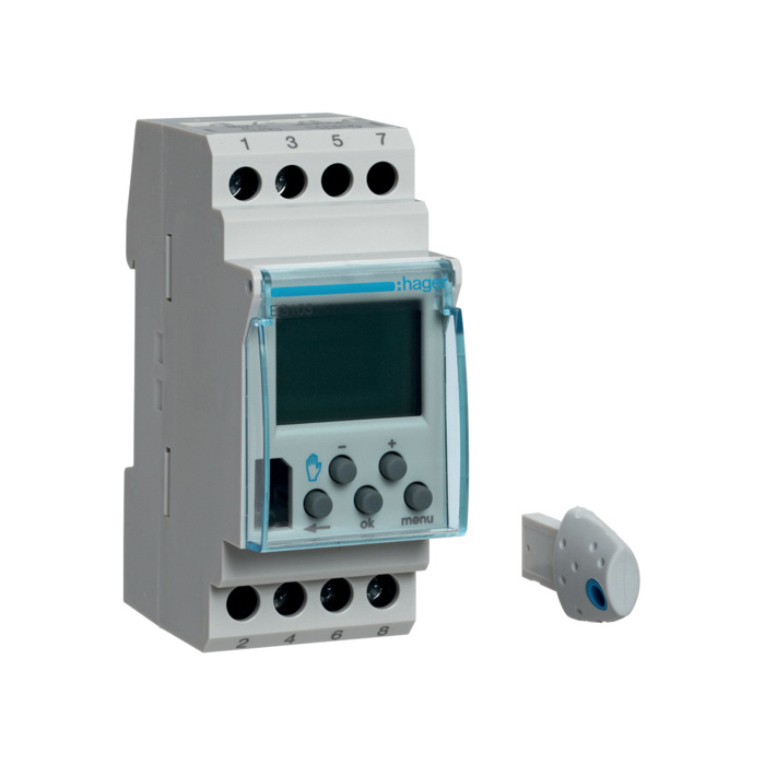 Cronotec - nedjeljni tajmer sa programirajućim ključem, 1 preklopni kontakt 16A, 230V~