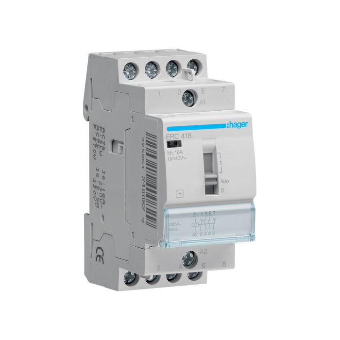 Instalacioni relej 2NO.+2NC., In=16A, 230V (~), 2 modula