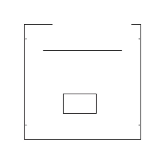 Konstruktivni element za učinske prekidace x1600 sa motornim pogonom, ZK II,600x600 mm