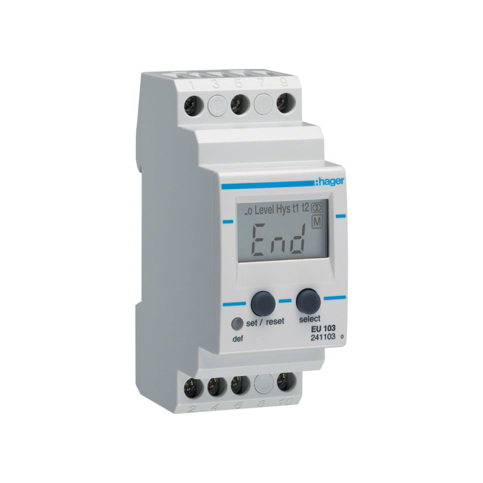 Kontrolni relej za nadzor struje, 1-fazni