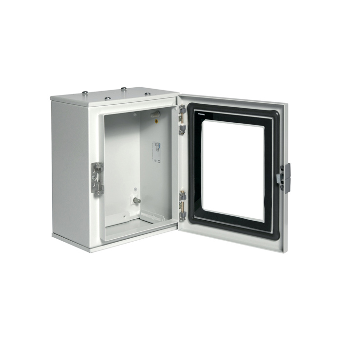 Metalni ormar Orion plus sa prozirnim vratima 300x250x160mm