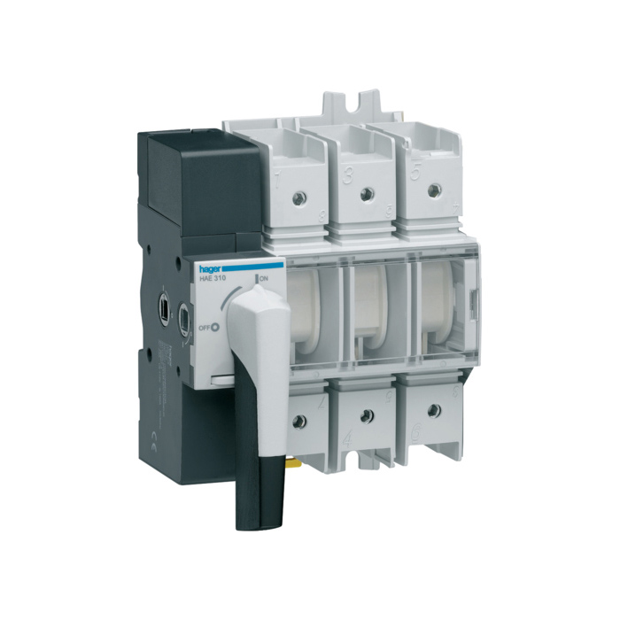 Rastavljač snage 3-polni, 100A, 6,2mod. kleme 70mm² masivna žica