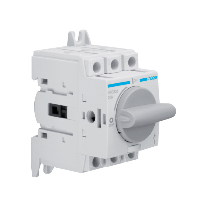 Modularni prekidač rastavljač 3-polni, 20A, 2,5mod. kleme 16mm² masivna žica