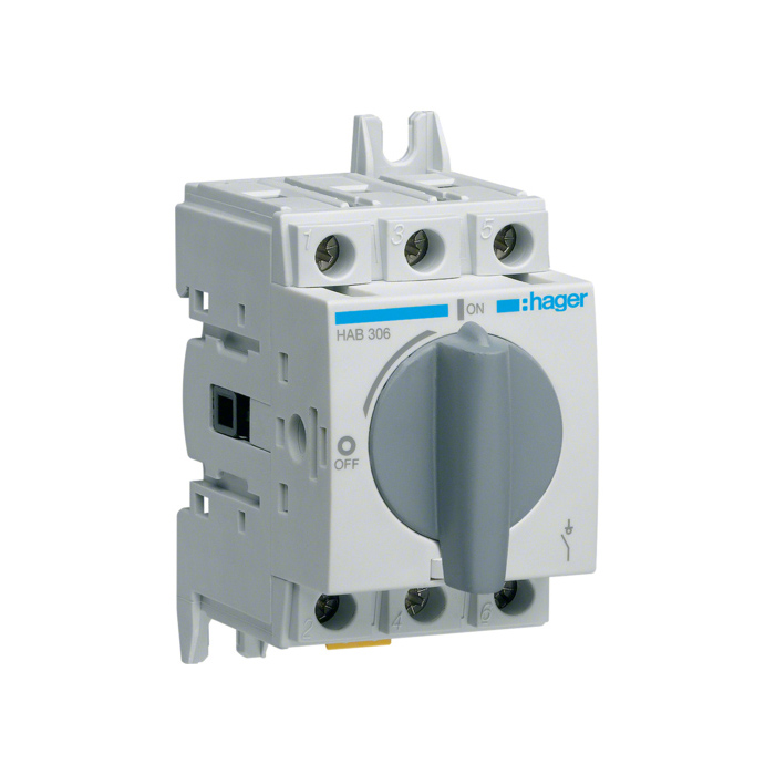 Modularni prekidač rastavljač 3-polni, 63A, 2,5mod. kleme 16mm² masivna žica