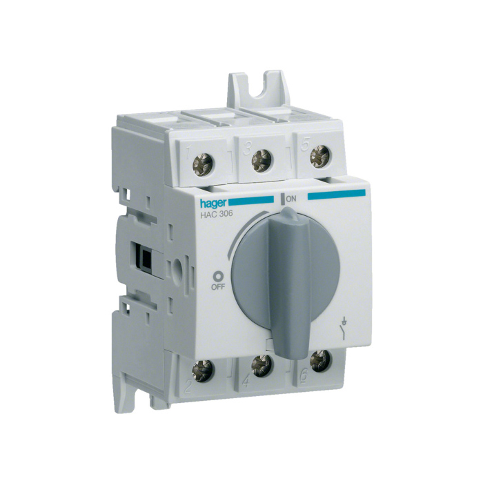 Modularni prekidač rastavljač 3-polni, 63A, 3mod. kleme 35mm² masivna žica