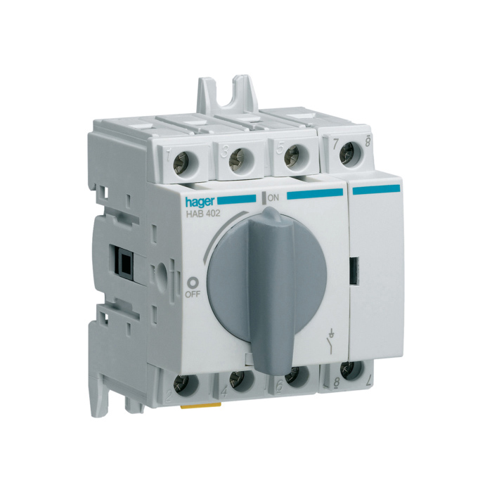 Modularni prekidač rastavljač 4-polni, 20A, 3,5mod. kleme 16mm² masivna žica