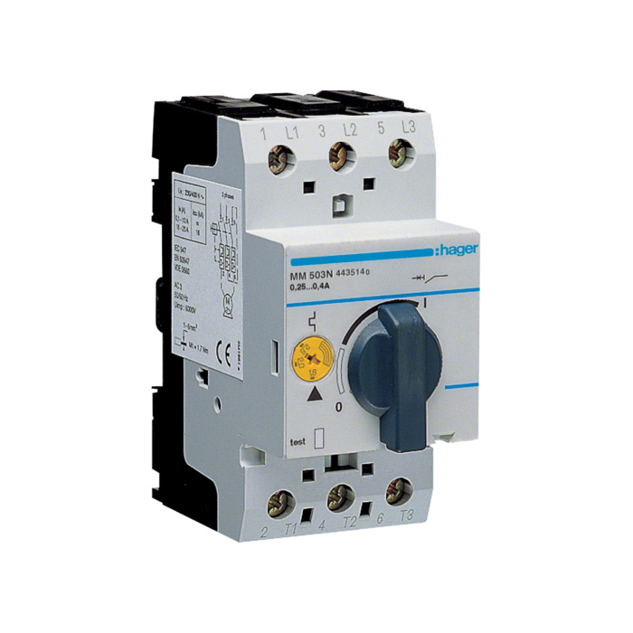 Motorna zaštita, In=0,24-0,4A, 2,5 modula