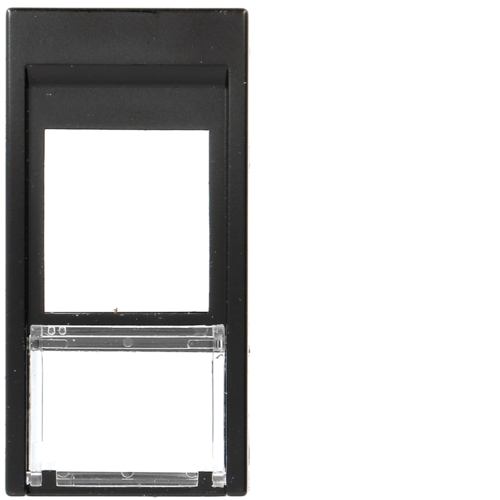 Nosač konektora RJ45 1M, crna boja