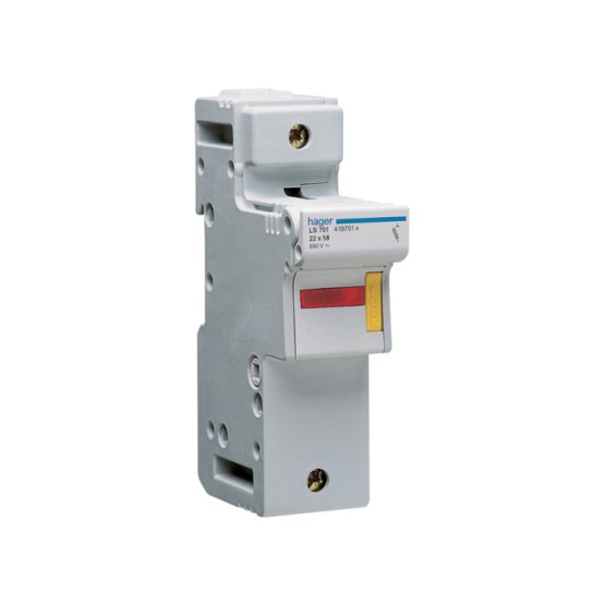 Nosač osigurača 1P, 16-125A, 690V, uložak 22x58