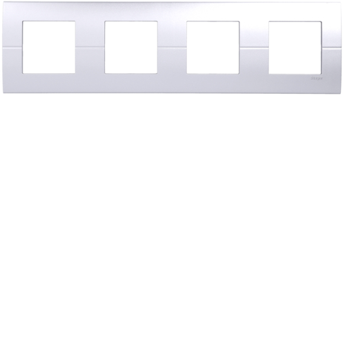 Okvir 4-struki horizontalni 4 x 2 modula, titanijum