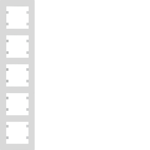 Okvir 5-struki vertikalni Intense - beli