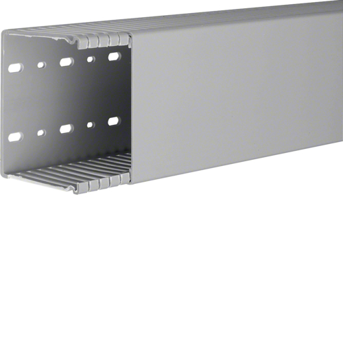 Perforirani kanal sa poklopcem dimenzija (VxŠ): 80x100 mm, dužine 2m, siva