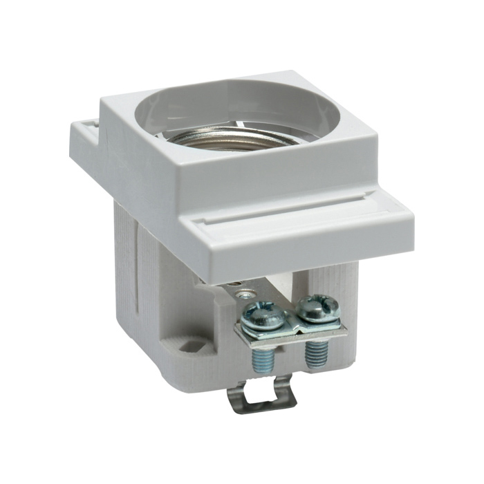 Postolje i poklopac EZN osigurača, DIII, E33, 1x63A, montaža na DIN šinu