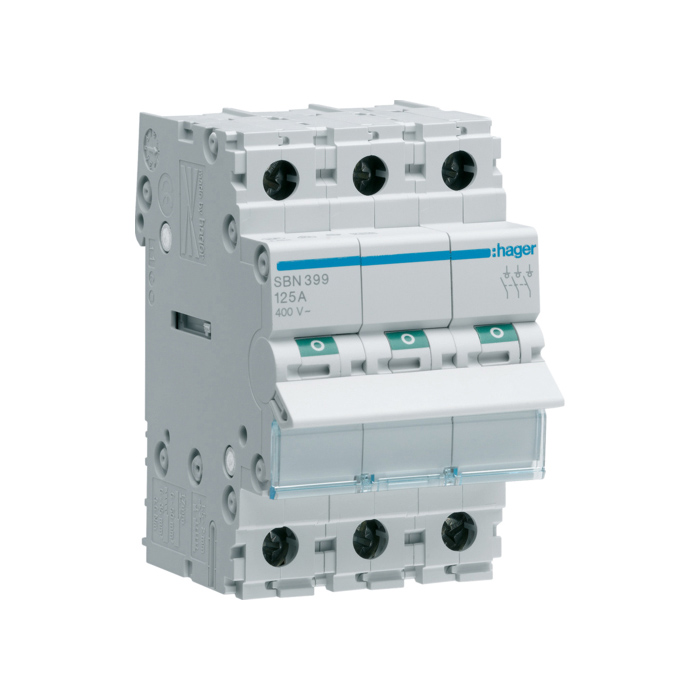 Prekidač snage 3-polni, In=100A, 3 modula, montaža na DIN šinu
