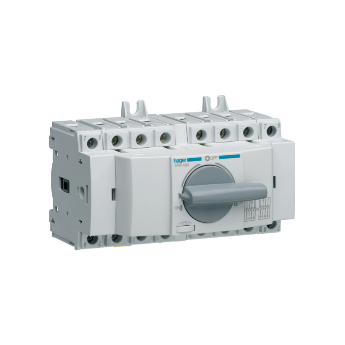 Preklopka modularna 1-0-2 4-polna, In= 20A, montaža na DIN šinu