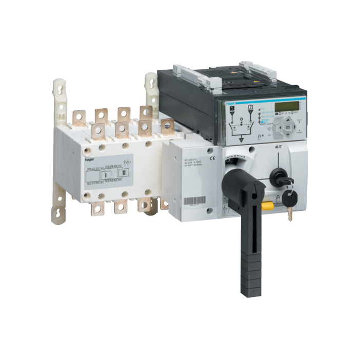 Preklopna sklopka na motorni pogon I-0 -II, 4P, 250A, ATySM 6e 4x250A 230/400Vac