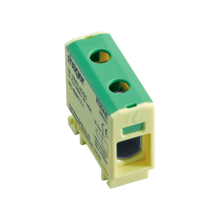 Priključna klema Alu/Cu, 2,5-50mm² za uzemljenje, žuto/zelena