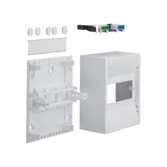 Razvodni mini ormar nadgradni, 6 mod, 180x146x82 mm