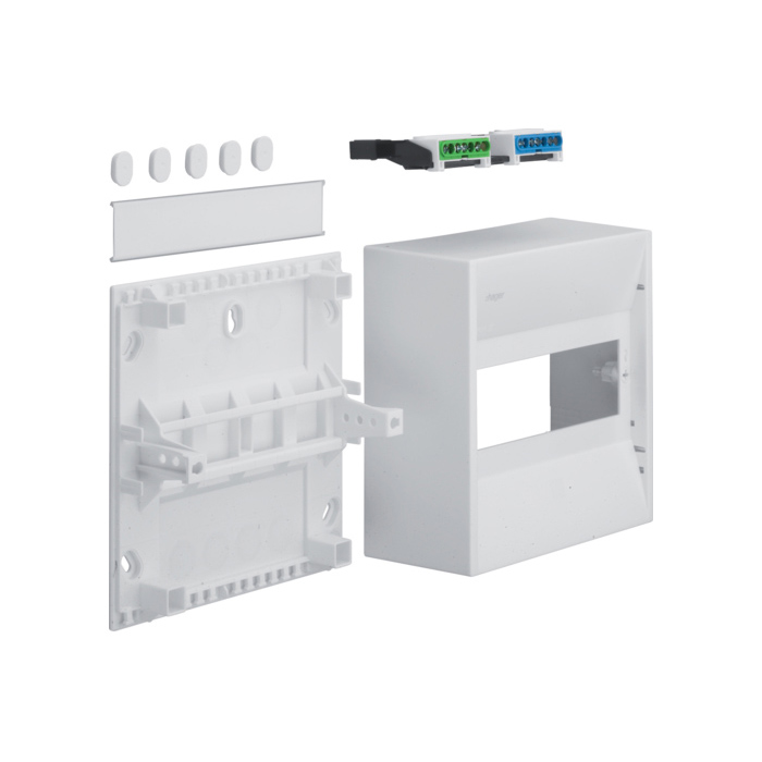 Razvodni mini ormar nadgradni, 8 mod, 180x182x82 mm