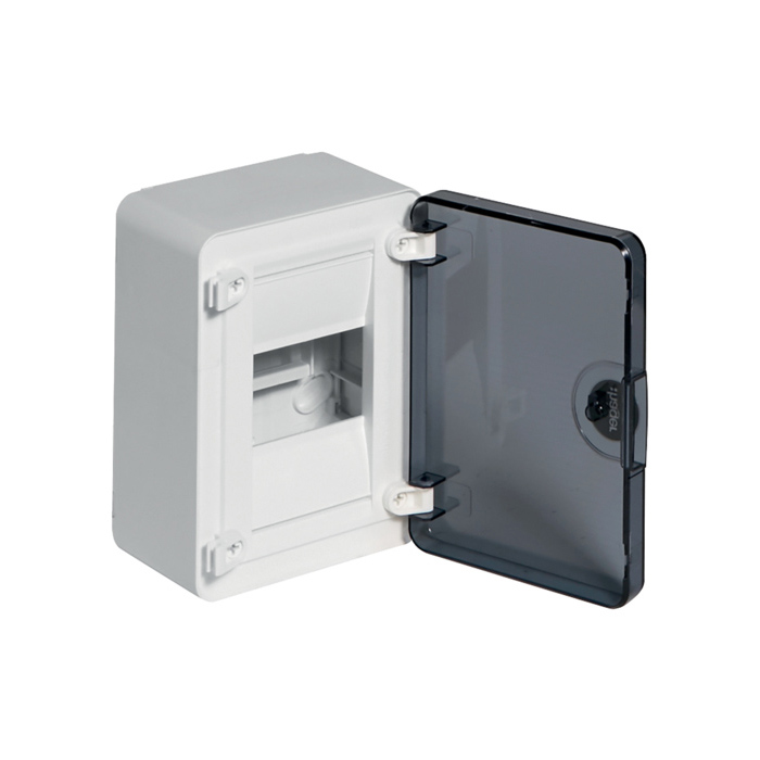 Razvodni ormar GOLF nadgradni, 1-redni, 4 modula, prozirna vrata