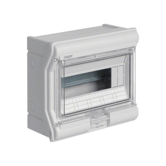 Razvodni ormar VECTOR nadgradni, 1-redni, 8/10 modula, N+PE kleme