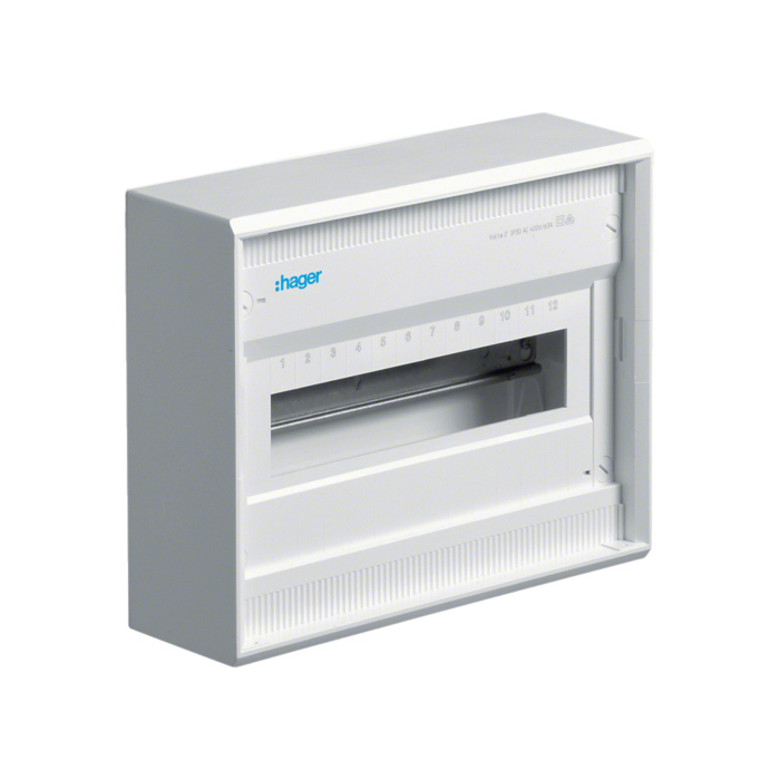 Razvodni ormar Volta nadgradni, 1-redni, 12 modula, bez vrata