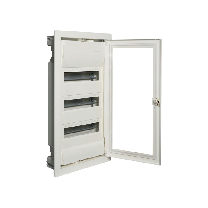 Razvodni ormar VOLTA ugradni, 3-redni, 36 modula, prozirna vrata