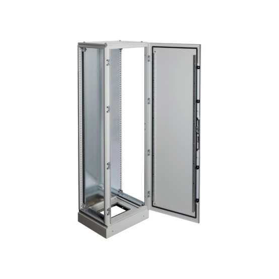 Samostojeći metalni ormar sa postoljem i montažnom pločom, dimenzija 1900x600x500mm