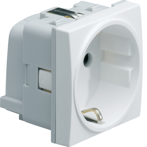 Šuko utičnica 16A sa žaštitom za djecu QC, bela boja