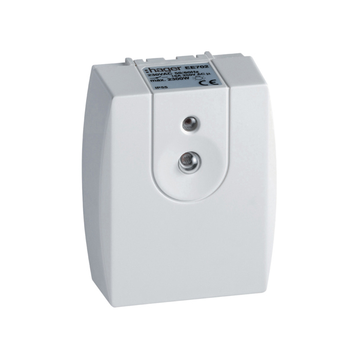 Sumračni prekidač nadgradni, 16A, IP 55, dijapazon osv. 2-1000 Lux-a