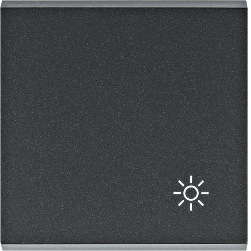 Taster, oznaka svetlo, Lumina, crna