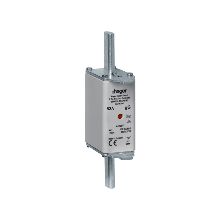 Topljivi uložak NH1, gG, 63A, 500V, sa indikacijom stanja