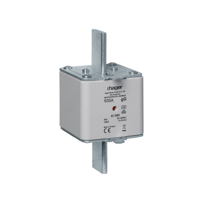 Topljivi uložak NH3, gG, 630A, 500V,sa indikacijom stanja