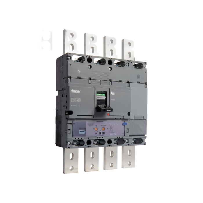 Učinski prekidač x1000, 4P, 70kA, 1000A LSI