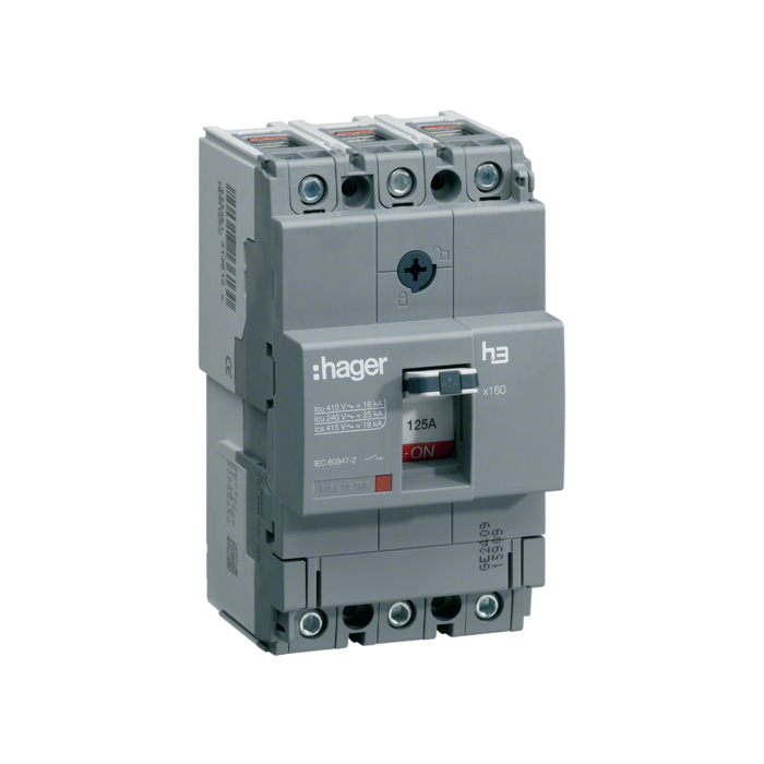 Učinski prekidač x160 podesivi, 3P, 40kA, 100A