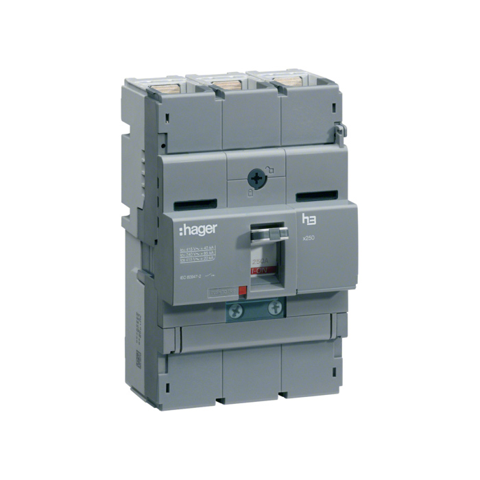 Učinski prekidač x250 podesivi, 3P, 40kA, 250A TM