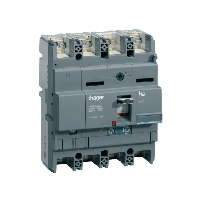 Učinski prekidač x250 podesivi, 4P, 40kA, 125A TM