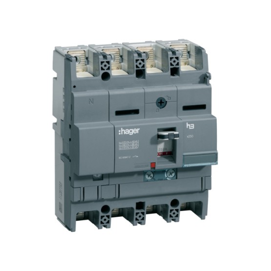 Učinski prekidač x250 podesivi, 4P, 40kA, 250A TM