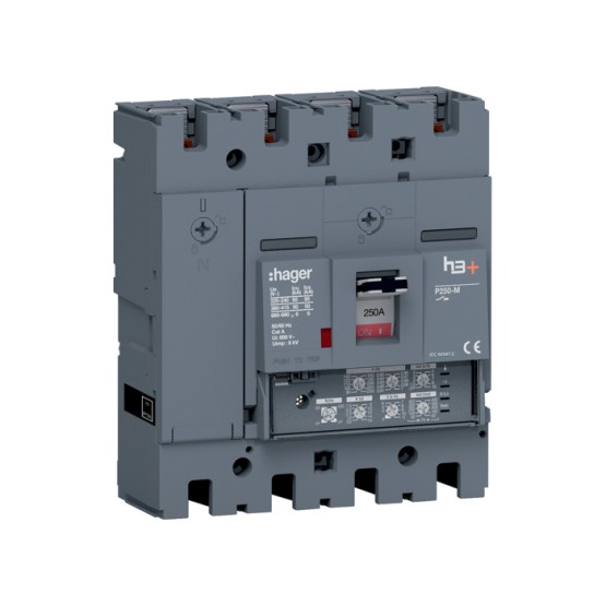 Učinski prekidač x250 podesivi, 4P, 50kA, 250A LSI