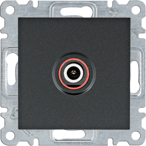 Utičnica, antenska, TV, Lumina, crna