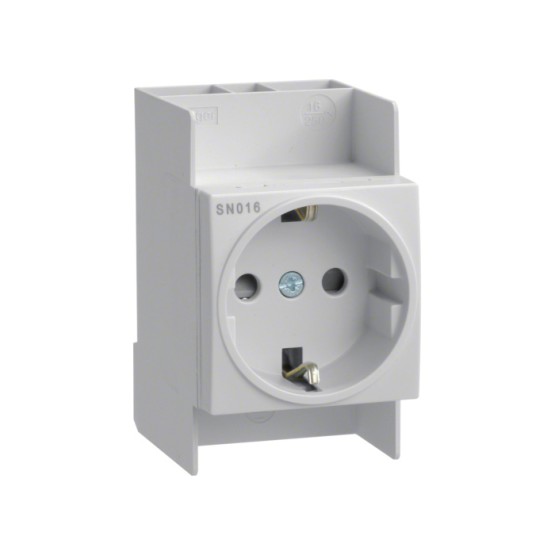 Utičnica sa zaštitnim kontaktom (za ugradnju u RO), Uprim=250V, In=10/16A